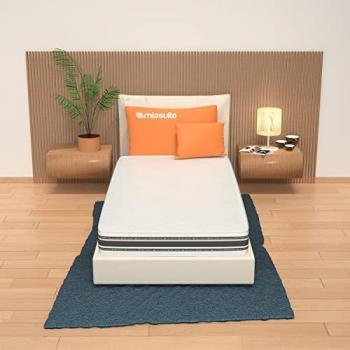 MIASUITE - Materasso 90x190, Alto 30 cm - Singolo, Memory, Sfoderabile, in Bayscent Cabrio