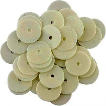Gutermann 8mm Opaque White Sequins