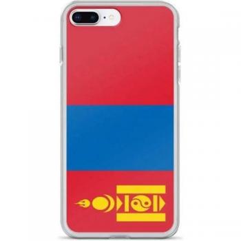 IPhone 8 Plus Mongolian Flag Silicone Cover
