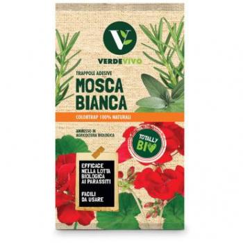 Piège à mouches blanc adhésif - pack de 10