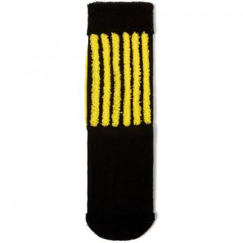 CAMPERLAB Buenasnoches Unisex Socks - Black and Yellow, Size M