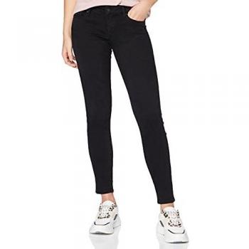 Pepe Jeans Dames Skinny-fit Jeans SOHO 5-Pocket met Stretch, Zwart, Maat 32/28