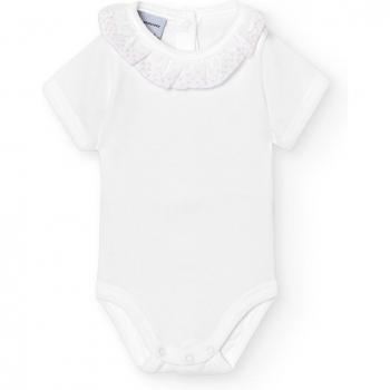 Babidu Duo de Bodys Infantiles Manga Cortas y Cuello Batista