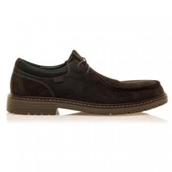 Daris Braune Leder-Classic Sneaker MTNG 42