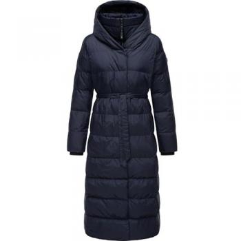 Steppmantel RAGWEAR Niara Long Gr. S (36), blau (navy)