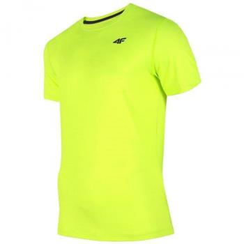 Camiseta de manga corta 4F para hombre amarilla S