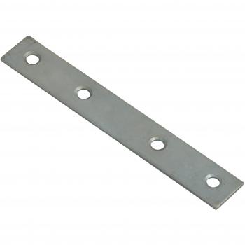 Zinc Plated Mending Plates by Forge, 100mm (Pack of 10)