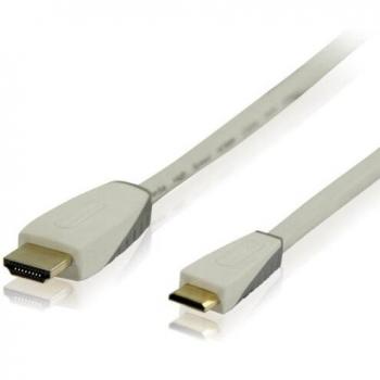 Cable HDMI Estándar 1m - miniHDMI m/m Blanco