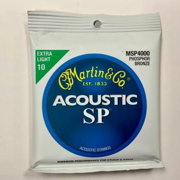 Corde per Chitarra Acustica Martin MSP4000 Phosphor Bronze Extra Light 10-47