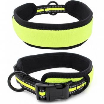 Collar reflectante para mascotas con luz LED