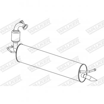 Marmitta Silenziosa WALKER 24305
