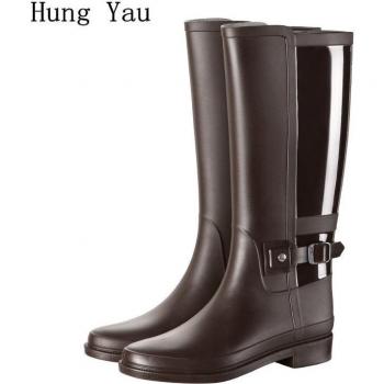 Mid-Calf Women’s Non-Slip Waterproof Rain Boots