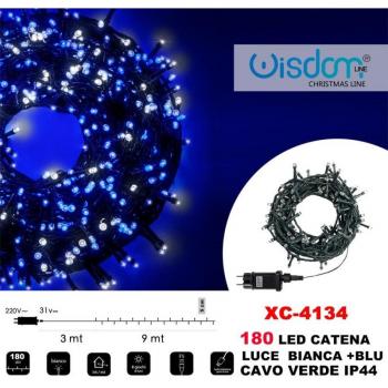 Luz Azul y Blanco EcoGlow 180 Leds