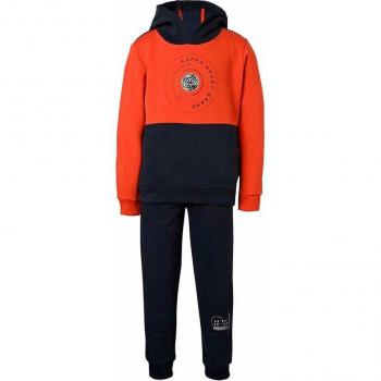 Chándal Kappa BTS Benzem niño rojo mediano coral/azul oscuro