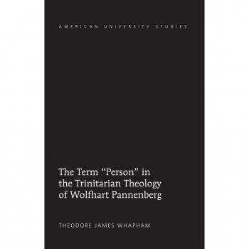 Vitalsource Technologies, Inc. The Term ?Person? in the Trinitarian Theology of Wolfhart Pannenberg