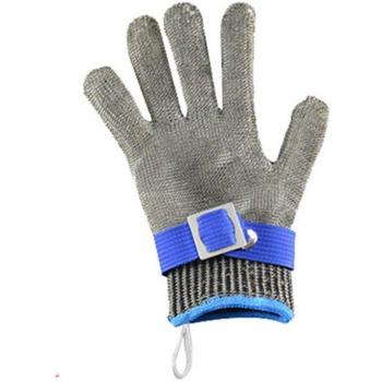 Gants anti‑coupure PE‑anneau acier 5 C