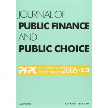 Journal of public finance and public choice