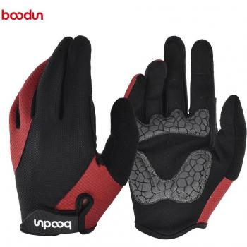 Guantes de Ciclismo Boodun, Dedo Completo, A Prueba de Golpes, para Senderismo
