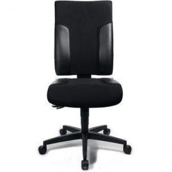 Sedia da ufficio girevole TOPSTAR nera altezza regolabile 420-540mm