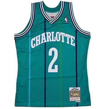 Mitchell & Ness Men's Larry Johnson NBA Swingman Jersey Blue M