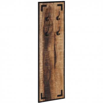 Housse à manteaux en bois de manguier brut, 35 × 8 × 110 cm – VidaXL