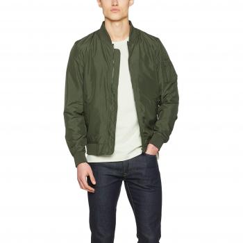 Lumina Bomber Jacheta Verde Închis