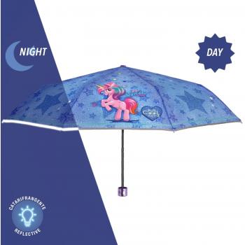 Ombrello Unicorno Mini Denim Eleganza