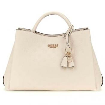 Borsa a Mano Guess Phoebe Beige