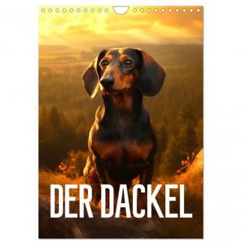Der Dackel (Wandkalender 2024 DIN A4 hoch) CALVENDO Monatskalender
