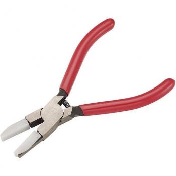 Carbon Steel Jewelry Pliers Flat Nose with Snipe Covers 14x10x1cm