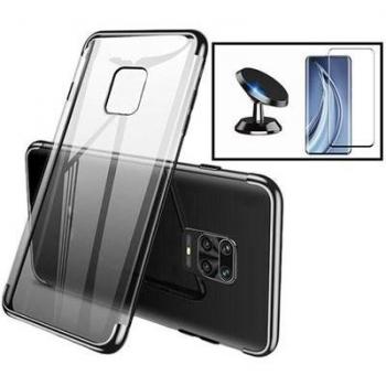 Kit Total de Protección 5D para Xiaomi Redmi Note 9s – Vidrio Templado + Funda Slimarmor + Soporte Magnético