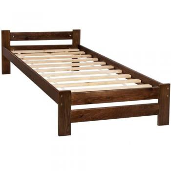 Springos® Bed met lattenbodem 90 x 200 cm van massief hout