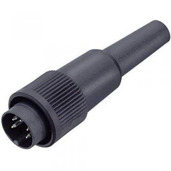 Binder 99-0621-00-07 Series 678 Miniature Circular Connector, Straight Pin, 7 Poles