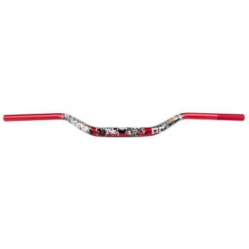Guidon 50 à boîte Stage6 cross alu fatbar 28,6mm rouge