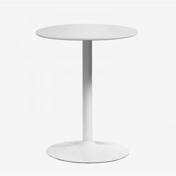 Yvetta 60 cm – Tavolo Rotondo in MDF e Metallo