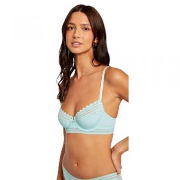 Soutien-gorge corbeille turquoise Tina - Bleu - 90C - Femme