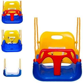 Columpio 3 en 1 para Bebés EXTSUD, Silla Convertible, Carga Máx. 150 KG, Ideal para Interiores y Exteriores
