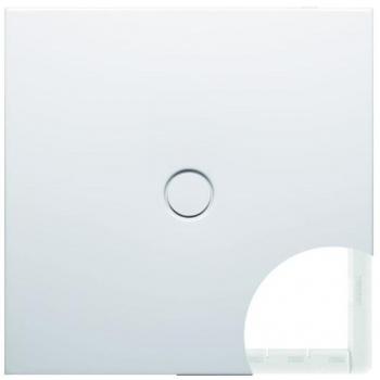 Plato de suelo Bette con soporte mínimo y antideslizante – 90×90 cm, blanco