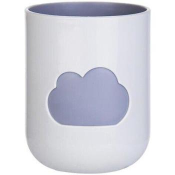 Cloud Duo-Tone Rinse Cup Frosted Bathroom Accessory