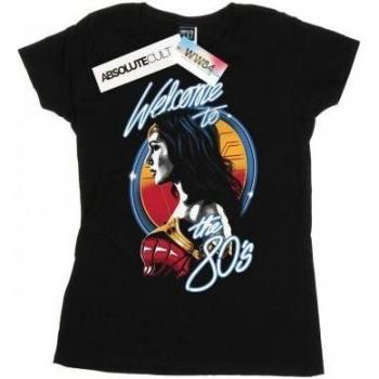 T-shirt Wonder Woman 84 Welcome To The 80s in cotone per donna