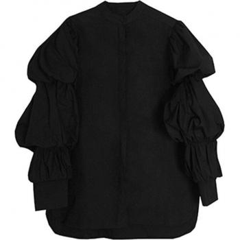 Camisa de otoño XITAO con manga puff