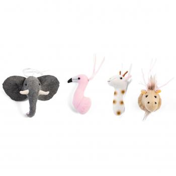 CuddleCo Felt Animal Play Gym Set