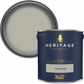 Dulux Heritage Matt Emulsion - Stone Green - 2.5L
