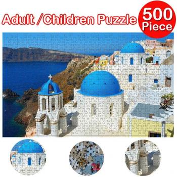 500 Piece Aegean Sea Theme Christmas Puzzle