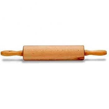 Patissé Kugellager‑Teigrolle 25 cm – Walnuss Braun