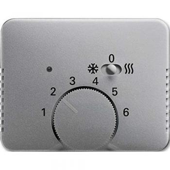 Termostato Busch‑Jaeger con Coperchio Integrato – Grigio