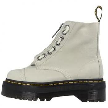 Bottes Dr. Martens Sinclair en Cuir Tumbled Nubuck Crème/Vert Taille 40