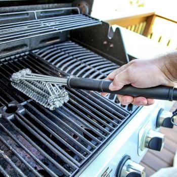 GrillMaster 18 Triple Stainless Cleaning Brush