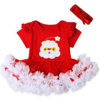 Conjunto Festivo para Bebé 0-18M, Vestido de Tutú y Diadema
