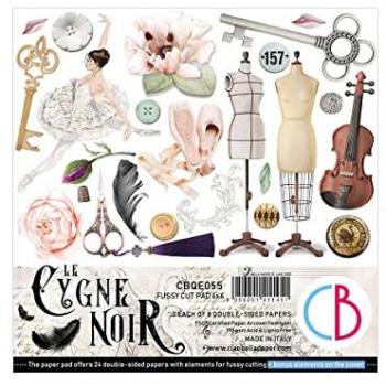 Cygne Noir Fussy Cut Pad 6x6 24/Pack
